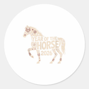 Adesivo Ano Do Cavalo 2026 Anos novos Lunares Chineses _1