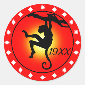 Adesivo Ano do Macaco