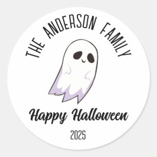 Adesivo Ano do Nome Personalizado Fantasma do Fantasma do 