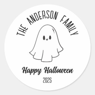 Adesivo Ano do Nome Personalizado Fantasma do Fantasma do 