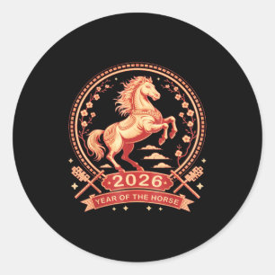 Adesivo Ano Novo Chinês 2026 Ano do Cavalo _5