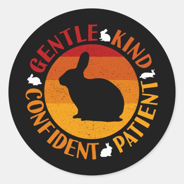 Adesivo Ano Novo Chinês dos Traços de Coelho (Frente)