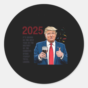 Adesivo Ano Novo do Trump