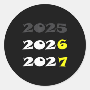 Adesivo Ano Novo Engraçado 2026 Seis Sete 67 Meme