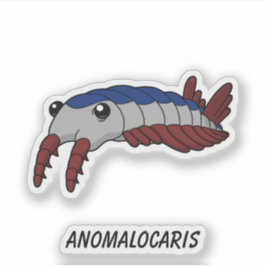 Adesivo Anomalocaris - Criatura Do Mar Pré-Histórica Vinil