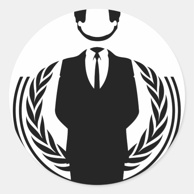Adesivo Anonymous DJ (Frente)