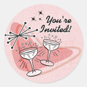 Adesivo Anos 50 Fab Noivado de Casamento