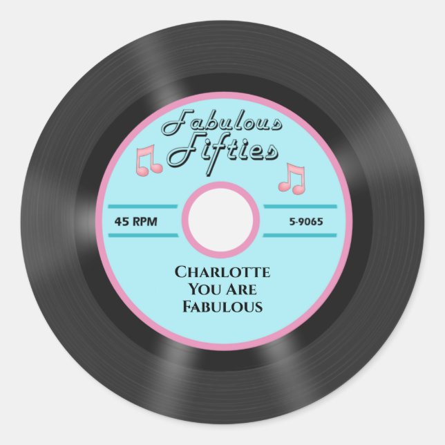 Adesivo Anos 50 fabulosas (Frente)