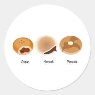 Adesivo Anpan,Hotteok,Pancake