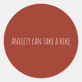 Adesivo Ansiedade Personalizada Saúde Mental