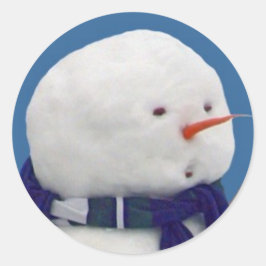 Adesivo Ansioso Snowman Selfie
