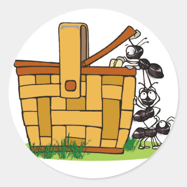 Adesivo Ant Picnic Basket (Frente)