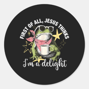 Adesivo Antes De Tudo Jesus Acha Que Sou Um Delícia Flog F