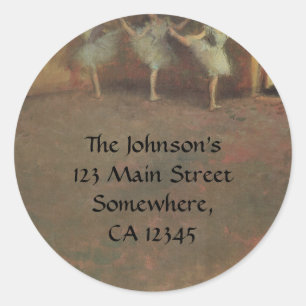 Adesivo Antes do Balé de Edgar Degas, Vintage Fine Art