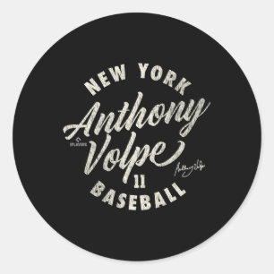 Adesivo Anthony Volpe Nova York Baseball Cursive Mlbpa