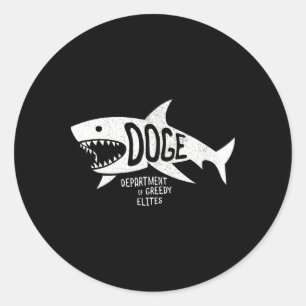 Adesivo Anti-Doge D.o.g., Real Significado Elites Tubarão