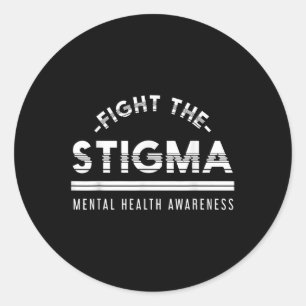 Adesivo Anti - Estigma Sensibilização Mental para a Saúde