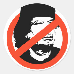 ADESIVO ANTI-GADDAFI