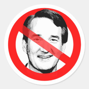 Adesivo Anti Glenn Youngkin Atravessou o Rosto