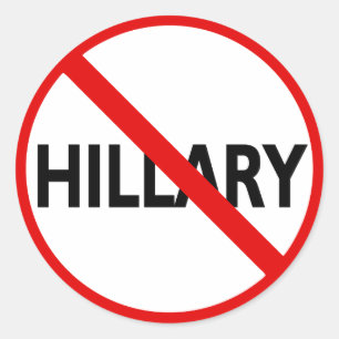 Adesivo Anti Hillary