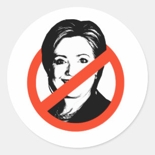ADESIVO ANTI-HILLARY CLINTON -