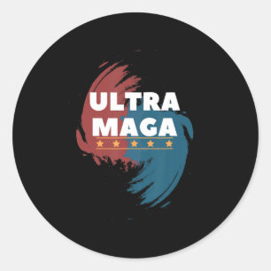 Adesivo Anti Joe Biden Ultra Maga and proud of it 