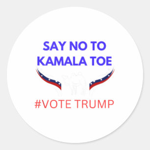 Adesivo Anti Kamala Harris