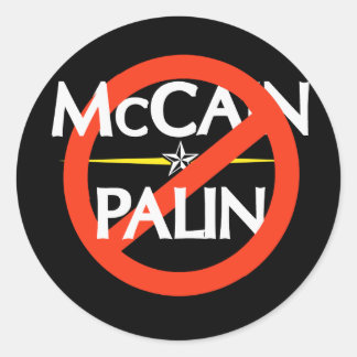 Adesivo Anti-McCain/Palin Sticker