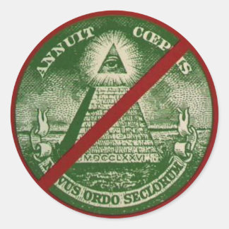Adesivo Anti-New World Order Sticker