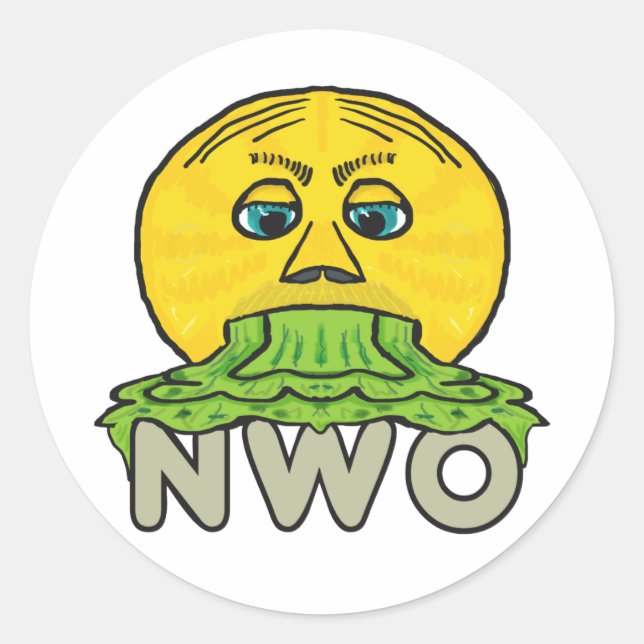 Adesivo Anti Nova Ordem Mundial (Frente)