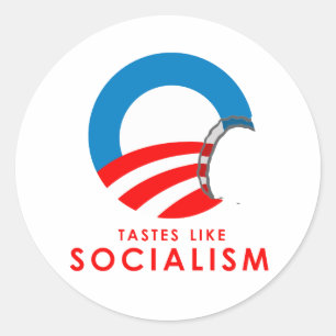 Adesivo Anti-Obama Bumpersticker - Gosto como o Socialismo