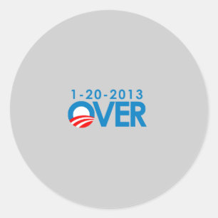 Adesivo Anti-Obama Bumpersticker - sobre 1-20-2013