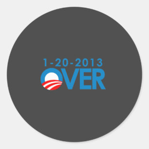 Adesivo Anti-Obama Bumpersticker - sobre 1-20-2013