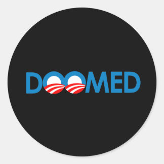 Adesivo Anti-Obama - Doomed
