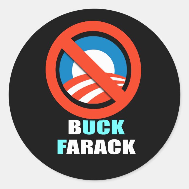 Adesivo Anti-Obama - farack do fanfarrão (Frente)