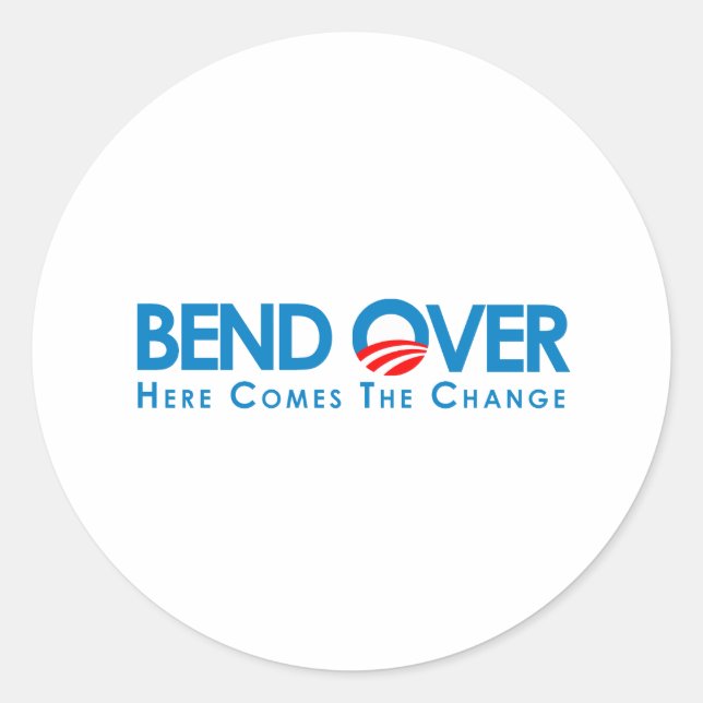 Adesivo Anti-Obama - Mudança (Frente)
