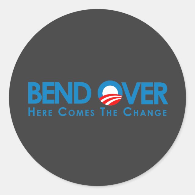 Adesivo Anti-Obama - Mudança (Frente)