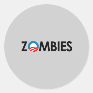 Adesivo Anti-Obama - Negra-zombies