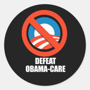 Adesivo Anti-Obama - obama-cuidado da derrota