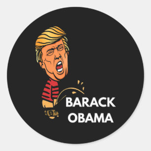 Adesivo Anti Obama Pró Trump Conservador Patriota Política