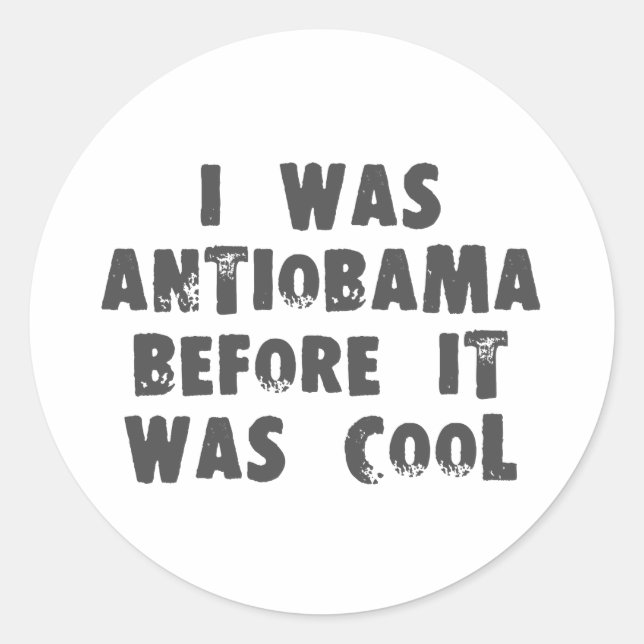 Adesivo Anti Obama Sticker (Frente)