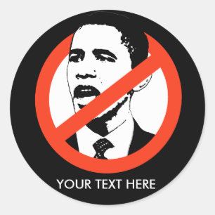 Adesivo Anti-Obama Sticker / Personalizado