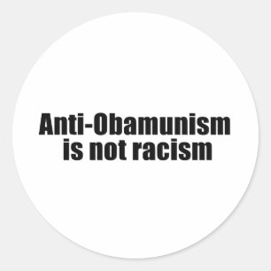 Adesivo Anti-Obamunism não é o racismo