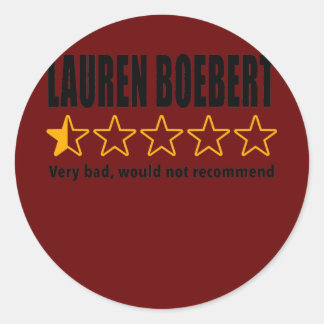 Adesivo Anti-Rep Lauren Boebert Boebert Análise Má
