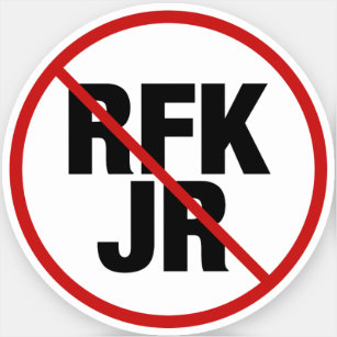 Adesivo Anti RFK Jr. Votam Contra Robert F. Kennedy