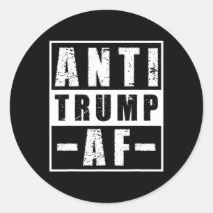 Adesivo Anti-Trump Af Shirt Bold Liberal Humor Político P
