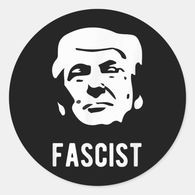 Adesivo Anti-trump fascista (Frente)