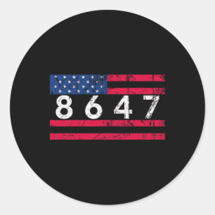 Adesivo Anti Trump Impeach 47 8647 86 47 47th Presidente U