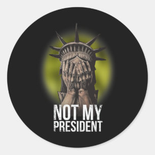 Adesivo Anti Trump Não Minha Camiseta Presidente Resistiu