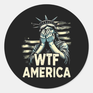 Adesivo Anti-trump Política E Democracia Wtf América _1